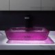 Above Counter Bathroom Wash Basin Square Crystal