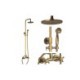 Bathroom Antique Rain Mixer Shower System with Hand Sprayer Shower Set