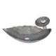 Modern Style Tempered Glass Basin Mounting Ring Faucet Set