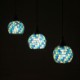 Decorative Cluster Lamp Living Room Kitchen Lattice Colorful Shell Pendant Light