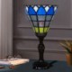 Colored Glass European Table Lamp For Living Room Dining Room