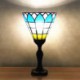 Colored Glass European Table Lamp For Living Room Dining Room