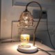 Melting Wax Table Lamp with Marble Base Luxury Aromatherapy Lamp