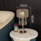 Decorative Nightstand Lamp With Elegant Shade For Bedroom Crystal Bedside Table Lamp