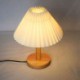 Vintage Nightstand Reading Lamp For Bedroom Living Room Office Modern Bedside Lamp Wood Texture