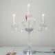 Modern Luxurious Candelabra Table Lamp 3 Light K9 Crystal Table Lamp For Bedroom