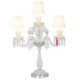 Modern Luxurious Candelabra Table Lamp 3 Light K9 Crystal Table Lamp For Bedroom