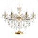 Gold Desk Lamp With Elegant Crystal Shade Hotel Gorgeous Bedside Crystal Table Lamp