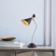 Single Light Desk Lamp Study Bedside Mini Reading Lamp American Style Iron Table Lamp