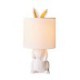 Bedroom Study Reading Desk Lamp White Masked Rabbit Table Lamp