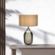 American Style Desk Lamp Living Room Bedroom Crystal Colored Glaze Table Lamp