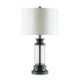 Fabric Lamphade Desk Lamp Bedroom Study American Glass Table Lamp