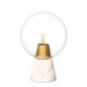 Table Lamp Marble Base Glass Lamphade Bedroom Bedside Desk Lamp Creative Decoration