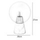 Table Lamp Marble Base Glass Lamphade Bedroom Bedside Desk Lamp Creative Decoration