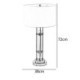 Study Living Room Decorative Desk Lamp Minimalist Glass Iron Table Lamp