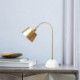 Iron Table Lamp with Marble Base Desk Lamp Study Bedroom Reading Lamp