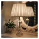 Fabric Lamphade Desk Lamp Bedroom Study American Style Glass Table Lamp