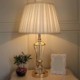 Fabric Lamphade Desk Lamp Bedroom Study American Style Glass Table Lamp