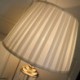 Fabric Lamphade Desk Lamp Bedroom Study American Style Glass Table Lamp