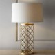 Creative Decoration Desk Lamp Study Bedroom Hollow Out Golden Table Lamp