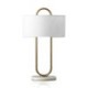 Creative Marble Base Desk Lamp Study Bedroom Gold Arc Table Lamp