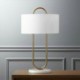 Creative Marble Base Desk Lamp Study Bedroom Gold Arc Table Lamp