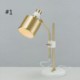 Gold Desk Reading Lamp Bedroom Study Modern Simple Metal Table Lamp