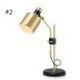 Gold Desk Reading Lamp Bedroom Study Modern Simple Metal Table Lamp