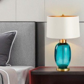 Bubble Desk Decor Lamp Bedroom Living Room Modern Colored Glaze Table Lamp