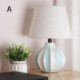 Minimalist Counter Lamp Living Room Study Room Modern Macaron Ceramic Table Lamp