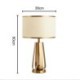 Simple Modern Gold Table Lamp Desk Decor Lamp Bedroom Living Room