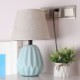 Contemporary Reading Lamp Study Room Living Room Minimalist Macaron Ceramic Table Lamp