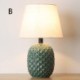 Pineapple Shaped Counter Lamp Reading Lamp Modern Macaron Ceramic Table Lamp