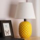 Pineapple Shaped Counter Lamp Reading Lamp Modern Macaron Ceramic Table Lamp