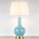 Solid Color Glazed Ceramic Counter Lamp Bedroom Living Room Modern Simple Ceramic Table Lamp