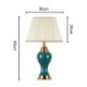 Solid Color Glazed Ceramic Counter Lamp Bedroom Living Room Modern Simple Ceramic Table Lamp