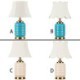 Simple Reading Lamp Bedroom Living Room Contemporary Electroplating Ceramic Table Lamp