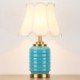 Simple Reading Lamp Bedroom Living Room Contemporary Electroplating Ceramic Table Lamp