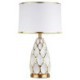 Net Shaped Counter Lamp Bedroom Living Room Modern Ceramic Table Lamp