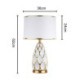 Net Shaped Counter Lamp Bedroom Living Room Modern Ceramic Table Lamp