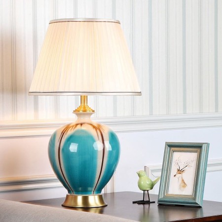 Minimalist Counter Lamp Reading Lamp Living Room Study Room Modern Glazed Ceramic Table Lamp