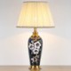 Simple Flower Counter Lamp Enamel Colorful Ceramic Table Lamp Study Room Living Room