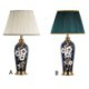 Simple Flower Counter Lamp Enamel Colorful Ceramic Table Lamp Study Room Living Room