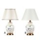 Flower And Bird Pattern Counter Lamp Bedroom Living Room Modern Ceramic Table Lamp