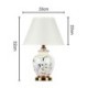 Flower And Bird Pattern Counter Lamp Bedroom Living Room Modern Ceramic Table Lamp