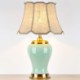 Simple Counter Reading Lamp Bedroom Living Room American Style Ceramic Table Lamp