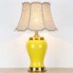 Simple Counter Reading Lamp Bedroom Living Room American Style Ceramic Table Lamp