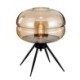 Bedroom Living Room Modern Amber Glass Table Lamp Desk Decor Lamp