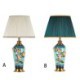 Simple Flower Counter Lamp Enamel Colorful Ceramic Table Lamp Study Room Living Room