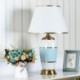 Ceramic Base Lamp Bedroom Study Lighting Modern Table Lamp Creative Desk Light